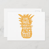 背の高い衣服の王冠を立ち、内側に甘い ポストカード (正面/裏面)