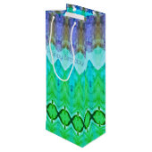 背の高い誕生日抱き枕インパープル&ブルース ワインギフトバッグ (裏面アングル)