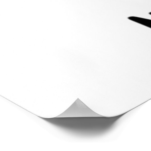 背の高い鴨とハンサムなおもしろい動物のフン ポスター (角)