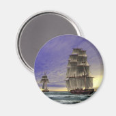 背の高い2隻の船 マグネット (正面/裏面)