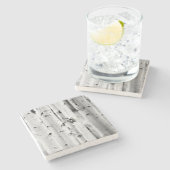 背の高い《植物》アスペン ストーンコースター (横)