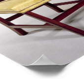 背もたれが絡み合ったダイニングチェア ポスター (角)