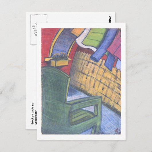 背もたれ4-28:2 ポストカード (正面/裏面)