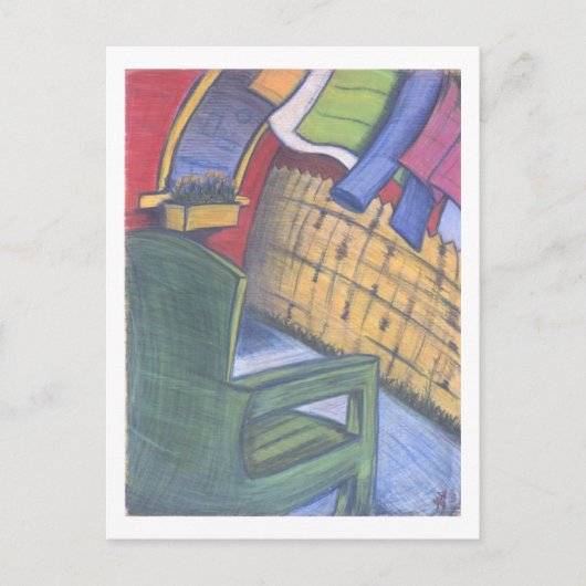 背もたれ4-28:2 ポストカード (正面)