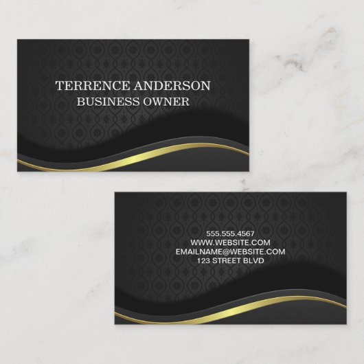 背ファンシー景 名刺 (正面/裏面)