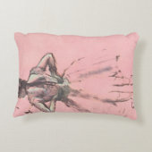 背中からダンサーバイエドガー・デガスヴィンテージ・バレエ アクセントクッション (裏面)