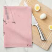 背中からダンサーバイエドガー・デガスヴィンテージ・バレエ キッチンタオル (四つ折り)