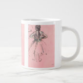 背中からダンサーバイエドガー・デガスヴィンテージ・バレエ ジャンボコーヒーマグカップ (右)