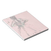 背中からダンサーバイエドガー・デガスヴィンテージ・バレエ ノートパッド (アングル)