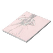 背中からダンサーバイエドガー・デガスヴィンテージ・バレエ ノートパッド (回転)