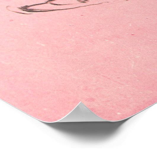 背中からダンサーバイエドガー・デガスヴィンテージ・バレエ ポスター (角)