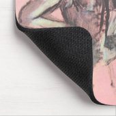 背中からダンサーバイエドガー・デガスヴィンテージ・バレエ マウスパッド (コーナー)