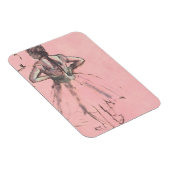 背中からダンサーバイエドガー・デガスヴィンテージ・バレエ マグネット (右側)