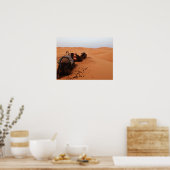 背中からラクダ ポスター (キッチン)