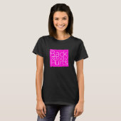 背中が痛い サラシック 1 Tシャツ (正面フル)