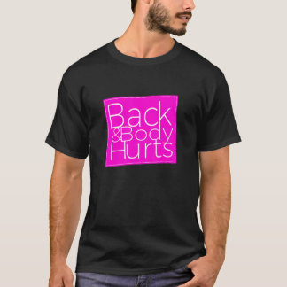 背中が痛い サルカスティック1 Tシャツ