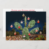 背中に写真を追加, Christmas Prickly Pear シーズンカード (正面/裏面)
