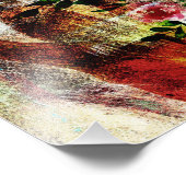 背中に刀を背負った女性の後ろから見る光景 フォトプリント            (角)