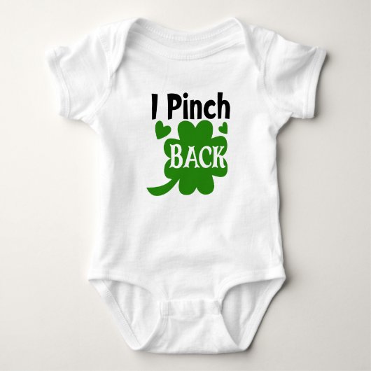 背中に投げ付ける ベビーボディスーツ (正面)