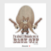 背中に髭を生やす シール (シート)