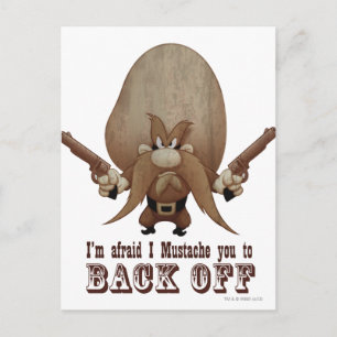背中に髭を生やす ポストカード