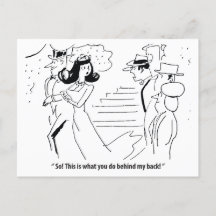 背中の奥でユーモアのある結婚