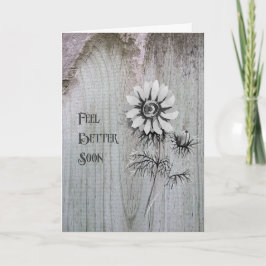 背中の手術からウェルカードを取得する白黒 カード