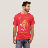 背中の痛み中年パンク Tシャツ (正面フル)