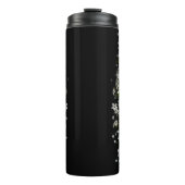 背中の白いバラ タンブラー (正面)