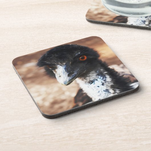 背中の鋭い目 コースター (左側)