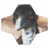 背中の鋭い目 サッカーボール (フラット)