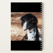 背中の鋭い目 ノートブック (裏面)