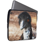 背中の鋭い目 ラップトップスリーブ (正面右)