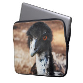 背中の鋭い目 ラップトップスリーブ (正面左)