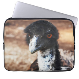 背中の鋭い目 ラップトップスリーブ