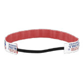 背中を得引っ張る アスレチックヘッドバンド (裏面)