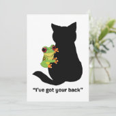 背中を得持つ サンキューカード (スタンド正面)