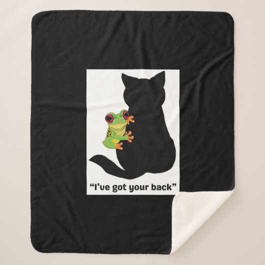 背中を得持つ シェルパブランケット (正面)