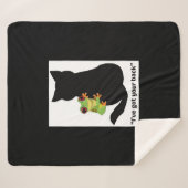 背中を得持つ シェルパブランケット (正面(横))