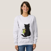 背中を得持つ スウェットシャツ (正面フル)