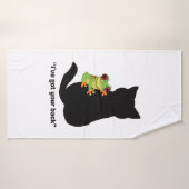 背中を得持つ バスタオル (バスタオル)