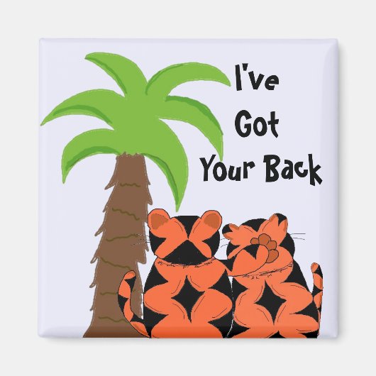 背中を得持つ マグネット (正面)