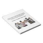 背中を持って、私は持っている ノートパッド (アングル)