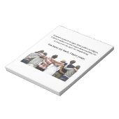 背中を持って、私は持っている ノートパッド (回転)