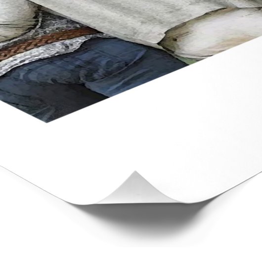 背中を持って、私は持っている ポスター (コーナー)