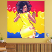 背中を見ないで キャンバスプリント (インサイチュ (リビング))