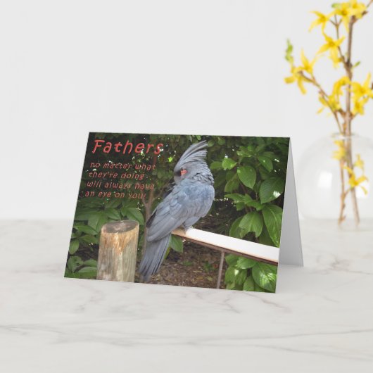 背中を見る カード (黄色い花)