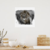 背中を見る ポスター (キッチン)