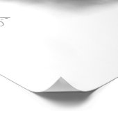 背中を見る ポスター (角)