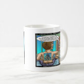 背中実在痛みおもしろいTマグカップ&ギフト コーヒーマグカップ (正面右)